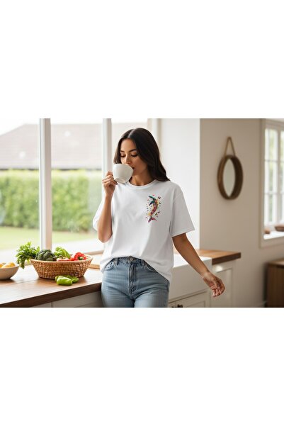 URBANTRENDSTORE Unisex Minimal Whale Printed Pattern Casual for Holidays Simp...