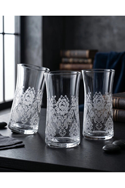 Kikovski 6 Li Soft Drink Cup 420845 - Engraved Pattern 004