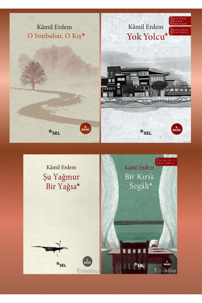 Sel Yayıncılık YOK YOLCU-BİR KIRIK SEGAH-O SONBAHAR O KIŞ MUHTEŞEM 4 KİTAP SE...