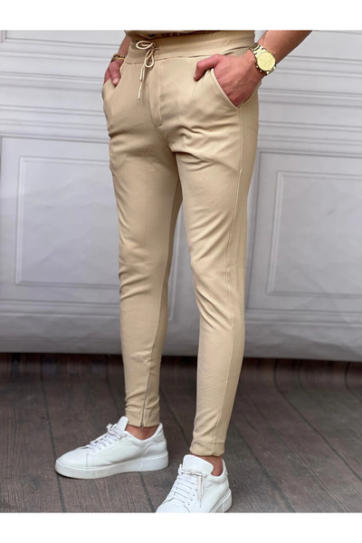 MODEFENDİ Paça Fermuar Detaylı Jogger Pantolon