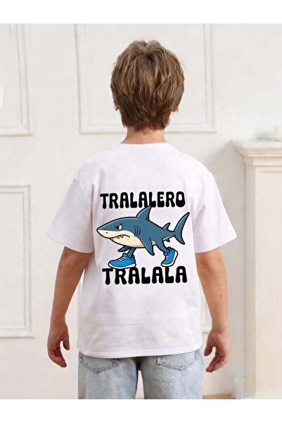 SVART WEAR Tralalelo Tralala majica sa širokim izrezom, 100% pamuk, kratki ru...