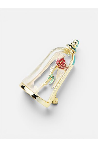 The Beast and The Beauty Rose Brooch