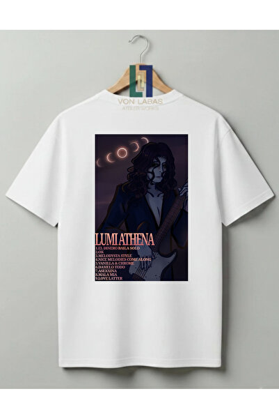 Grafftee Clothing Βαμβακερό μπλουζάκι Lumi Athena με στάμπα Unisex - Γραφικό ...