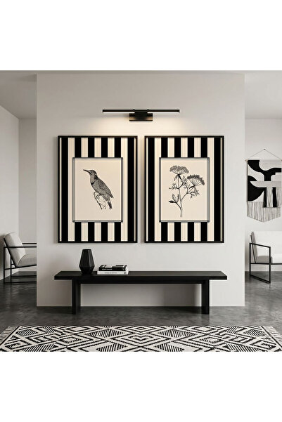 Linacci Διπλό Μαύρο Μεταλλικό Πλαίσιο Μονόχρωμο Vintage Σετ Πίνακα Σχεδιασμού...