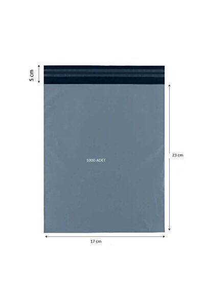 CAC PLASTİK 17x23+5 1000 ADET CEPSİZ KARGO POŞETİ