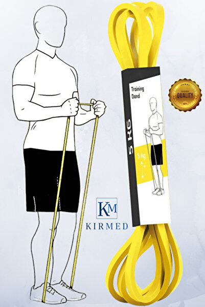 kırmed Λάστιχο Αντίστασης 5 KG για Γυμναστική, Πιλάτες, Κρος Τρέινινγκ, Λάστι...