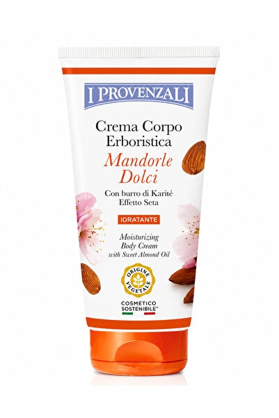 I Provenzali Κρέμα σώματος με γλυκά αμύγδαλα και βούτυρο σέα 200 ml, ενυδατικ...