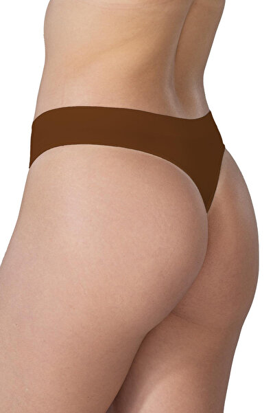 Marsilyan Ieg Brown 3010 String Panties Ilkel-Mdgym457