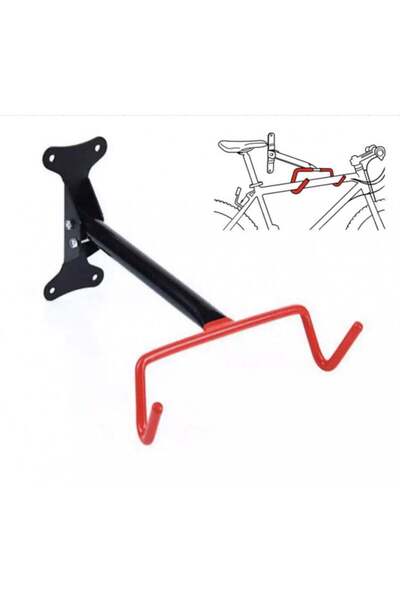 Bicycle Foldable Wall Bike Holder with Compact Design