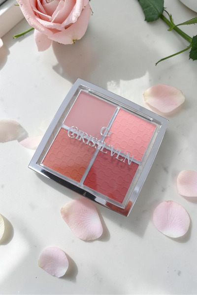 CosmArabic ChrisSeven Backstage 4 Color Blush Face Palette Allık Paleti