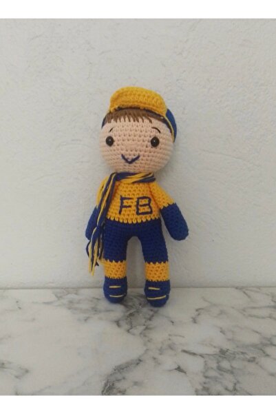 MİNOHOUSE Amigurumi FB li Taraftar Bebek Organik Oyuncak