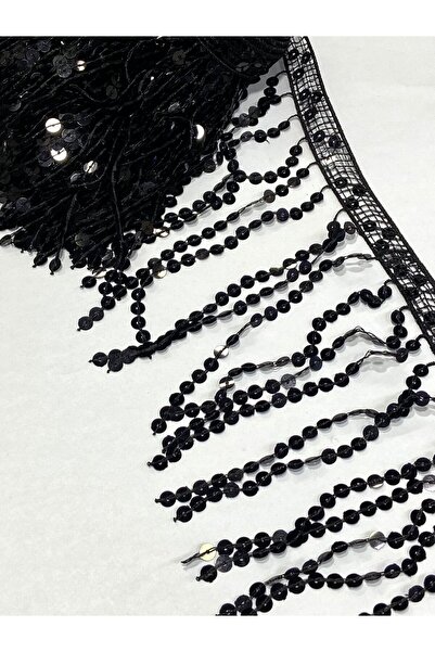 karantuhafiye Κορδέλα με πούλιες και φούντες / 1 Μέτρο / D360