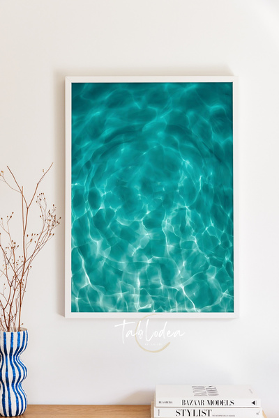 tablodea Ζωγραφική τοίχου με θέμα τη θάλασσα και το καλοκαίρι TD Wave Effect ...