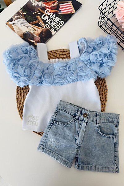 Minigimin Cicileri Σετ 2 τεμαχίων για κορίτσια με λεπτομέρεια στο μανίκι και ...