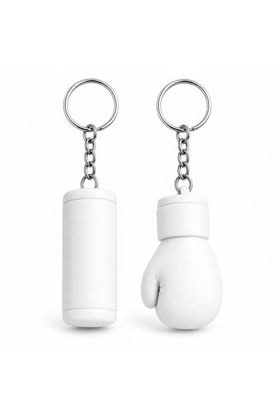 İKONİXPET Mini Punching Bag and Glove Keychain Set of 2 |   Boxing Keychain Sports Accessory Gift