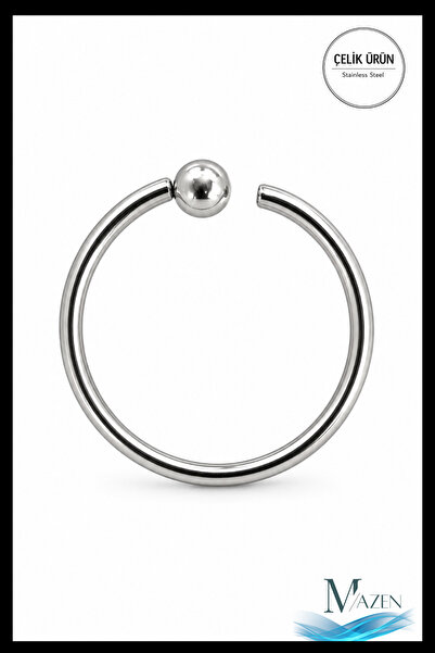 MAZEN Sabit Toplu Çelik Halka Piercing, Hızma, Kıkırdak Küpe, Smile, Septum |...