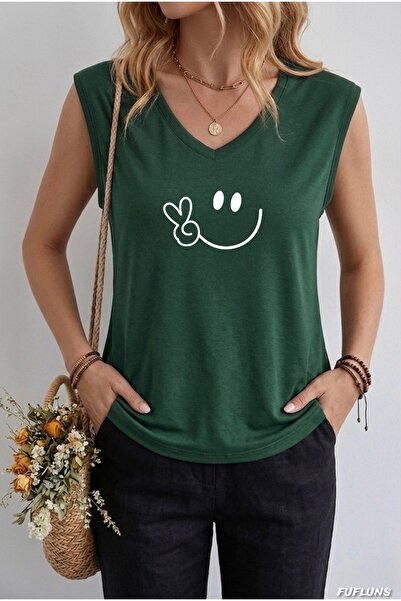 FUFLUNS ΓΥΝΑΙΚΕΙΟ ΑΜΑΝΙΚΟ ΜΠΛΟΥΖΑΚΙ OVERSIZE ΜΕ ΣΤΑΜΠΑ ΧΑΡΜΟΓΡΑΦΗΜΕΝΟ ΧΑΜΟΓΕΛ...