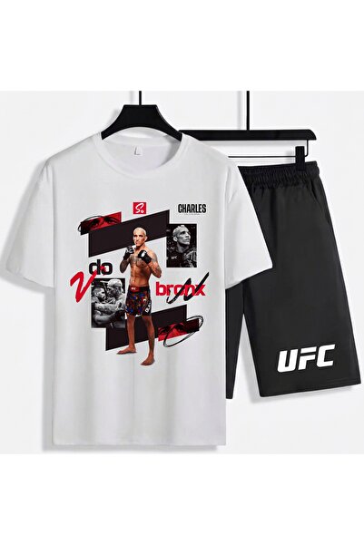 SVART WEAR Charles Oliveria Ufc Unisex 100% Cotton Shorts - T-Shirt Bottom To...