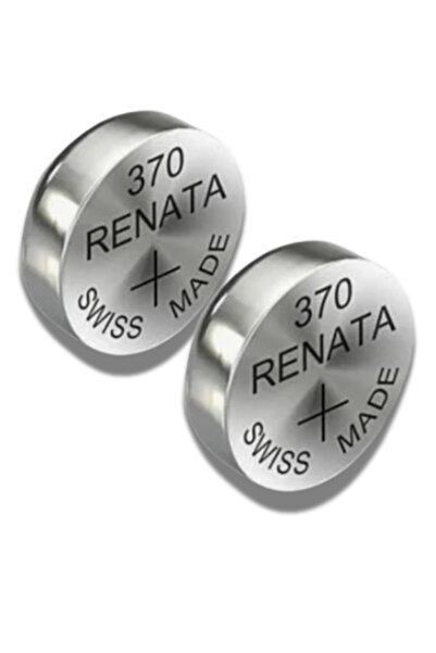 RENATA Set 2 baterii 370 Ag6 SR920W, 9,5 X 2,1 mm, 40 mAh, 1,55V, fabricat în...