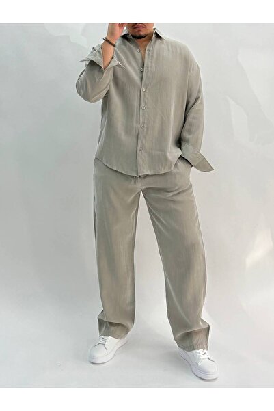 BYATA MENS STYLE Set de vară anti-transpirație pentru bărbați din Tencel