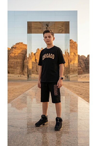 h.kids "Desert Echoes" Urban Children's Set - Black and Gold