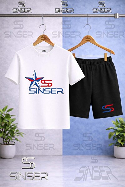 SS SİNSER Παιδικό μπλουζάκι με στάμπα STAR WRITING και λαιμόκοψη ποδηλάτου - ...