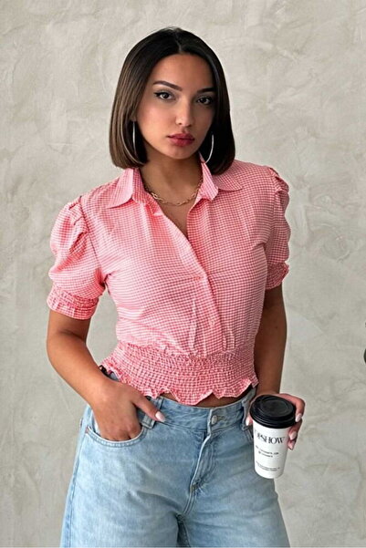 VERYMODA Φούξια πουκάμισο με λεπτομέρεια Gipe και σχέδιο Pitikare |   VMD2311