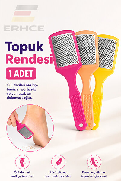 ERHCE Topuk Rendesi ; Pürüzsüz Topuklar için Pedikür nasır, ölü deri, çatlakl...