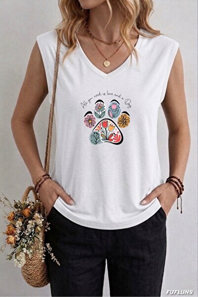 FUFLUNS ΓΥΝΑΙΚΕΙΟ ΑΜΑΝΙΚΟ ΜΠΛΟΥΖΑΚΙ OVERSIZE ΜΕ ΠΟΛΥΧΡΩΜΗ ΣΤΑΜΠΑ ΣΤΑ ΠΑΤΣΑΚΙΑ