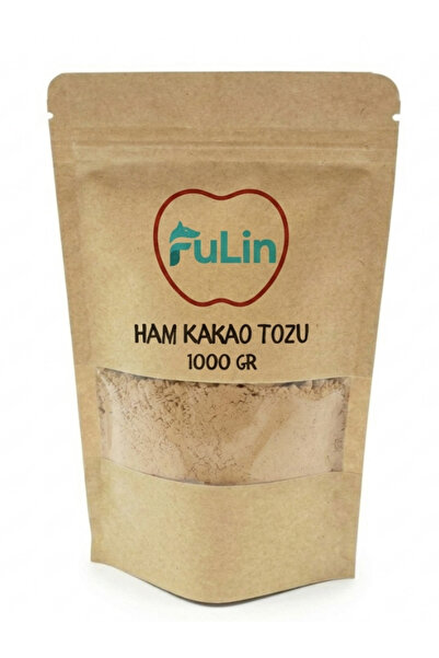 FuLin Gıda Ham Kakao Tozu - 1000 gr - İşlem Görmemiş Saf Kakao (Raw Cocoa)