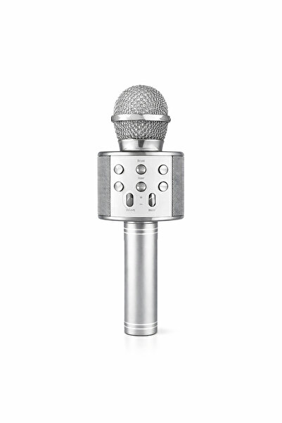 YAHYA KOSIF Karaoke Mikrofon Dahili Hoparlörlü Usb Flash Tf Kart Destekli Ses...