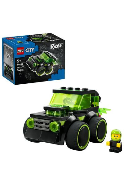 Lego City Set de 64 de mașini de curse pentru jocuri video 60484