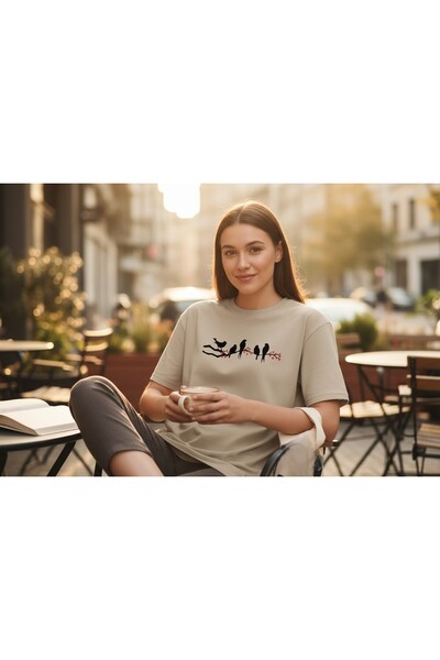 URBANTRENDSTORE Unisex Minimal Printed Pattern Casual for Holidays Simple Bas...