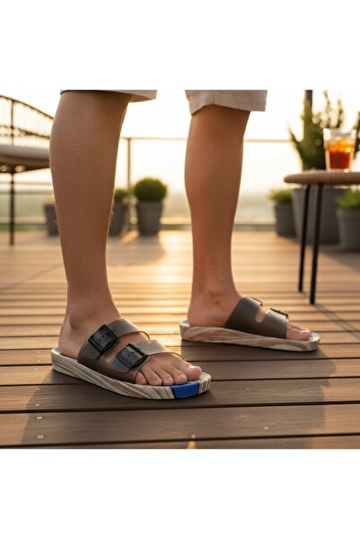 GEZER Ανδρικές παντόφλες καλοκαιρινής αντιολισθητικής σόλας