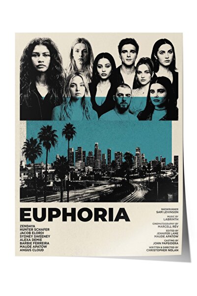 Postifull Euphoria Posteri, Sinema ve Dizi Tablo Posterleri, Film Dizi Afişle...