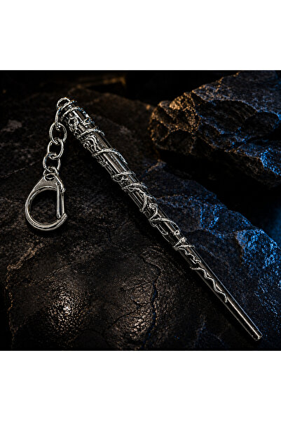 hediyeconcepti Μεταλλικό μπρελόκ Sorcerer's Wand με φανταστικό σχέδιο, κομψό ...