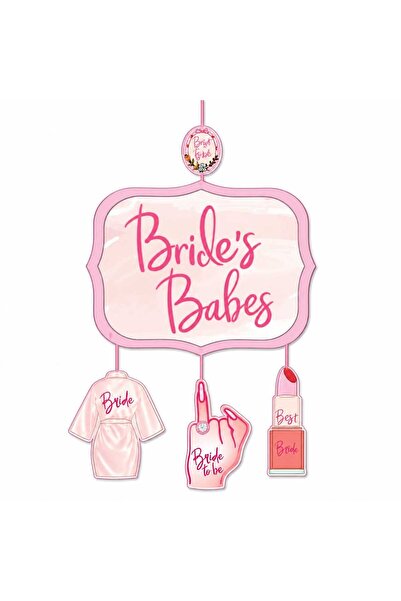 LİYA3D Bride 4-Piece Luxury Ceiling Hanging Ornament – Bachelorette Party Dec...