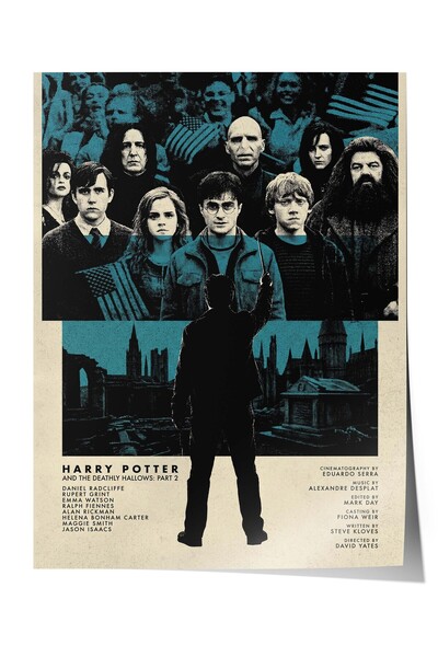 Postifull Harry Potter Posteri, Sinema ve Dizi Tablo Posterleri, Film Dizi Af...