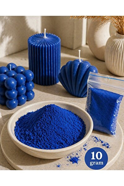 DOĞAN MUM Mum boyası 10 Gr mavi premium pigment boya
