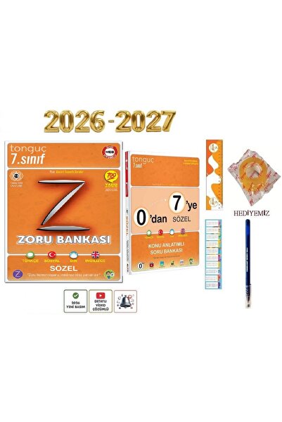 Tonguç Yayınları 7. Sınıf 0’dan 7’ye Sözel Konu Anlatımlı Soru Bankası+Sözel ...