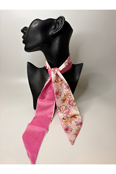 BHR AKSESUAR Λεπτό μαντήλι με σχέδιο, κορδέλα (6x85 cm)