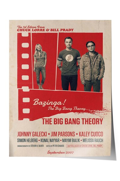 Postifull Αφίσα The Big Bang Theory, Αφίσες Ταινιών και Τηλεοπτικών Σειρών, Α...