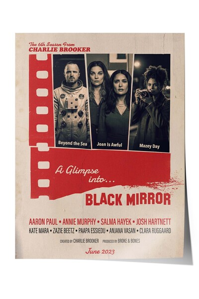 Postifull Αφίσα Black Mirror, Αφίσες Ταινιών και Τηλεοπτικών Σειρών, Αφίσες Τ...