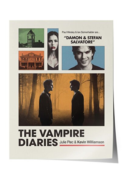 Postifull The Vampire Diaries Posteri, Sinema ve Dizi Tablo Posterleri, Film ...