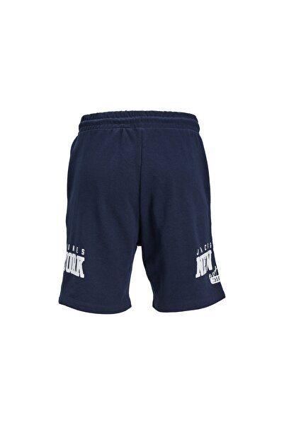 Jack & Jones Navy Blue Men's Comfortable Shorts Jpstcory Sweat Shorts Imp