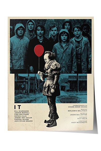Postifull It Posteri, Sinema ve Dizi Tablo Posterleri, Film Dizi Afişleri NO:...