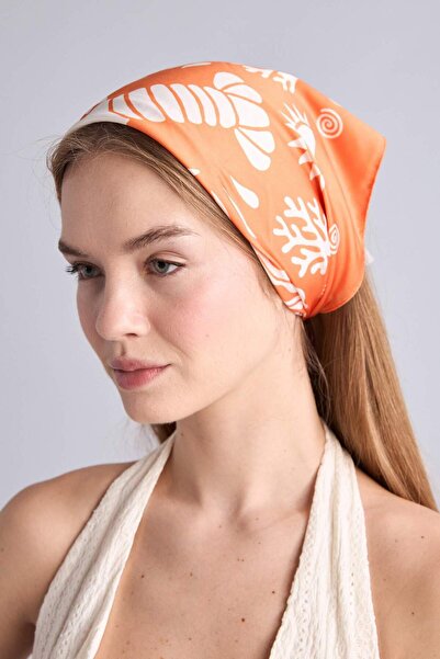 DeFacto Women's Animal Patterned Satin Scarf H1630Ax26Sm