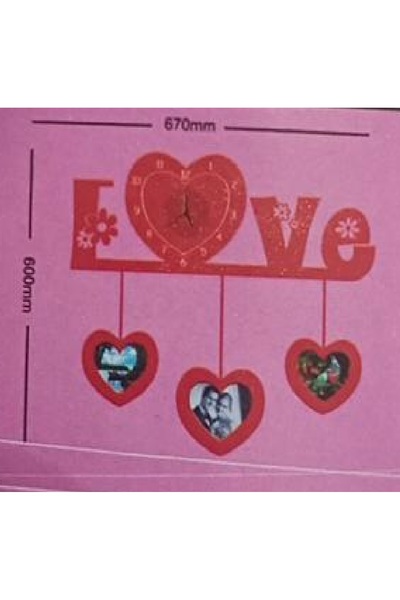 DIY Clock love 3D Wall Clock