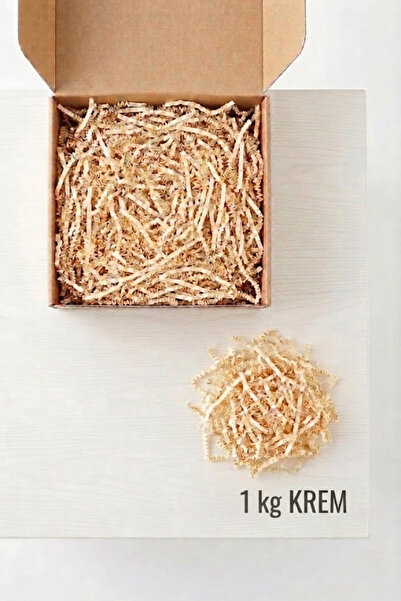 ASL ArtPaper 1000 Gr (1 kg) Koyu Krem Zigzag Kırpık Kağıt - Kutu İçi Süsleme ...