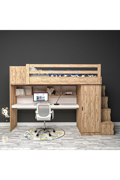 marangozhaneden Trendy Çalışma Masalı Ranza Mdf